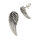 Silver Stud Earrings - Wings