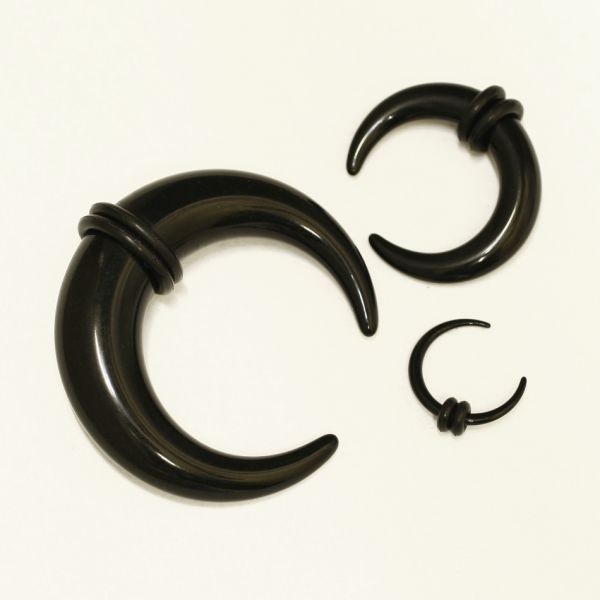 Dehner / Expander aus schwarzem Acryl  (PMMA) 5mm