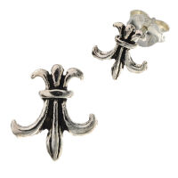 Silberohrstecker - Fleur de Lys