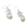 Silberohrhänger Seepferd mit Perle