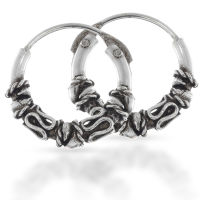 925 Sterling Silber Balicreole 12 mm