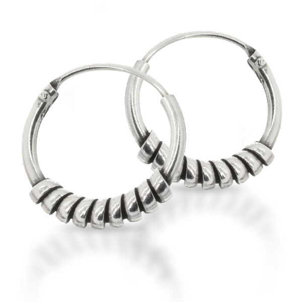 925 Sterling Silber Balicreole 12 mm