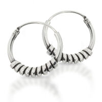 925 sterling silver Balicreole 12 mm