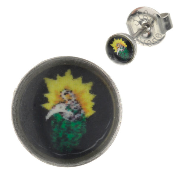 Edelstahlohrstecker - Flammen