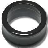 Tunnel 3-18 mm black 14 mm