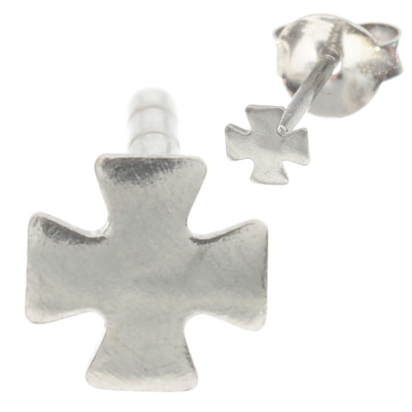 Edelstahlohrstecker - Eisernes Kreuz