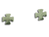 Edelstahlohrstecker - Eisernes Kreuz