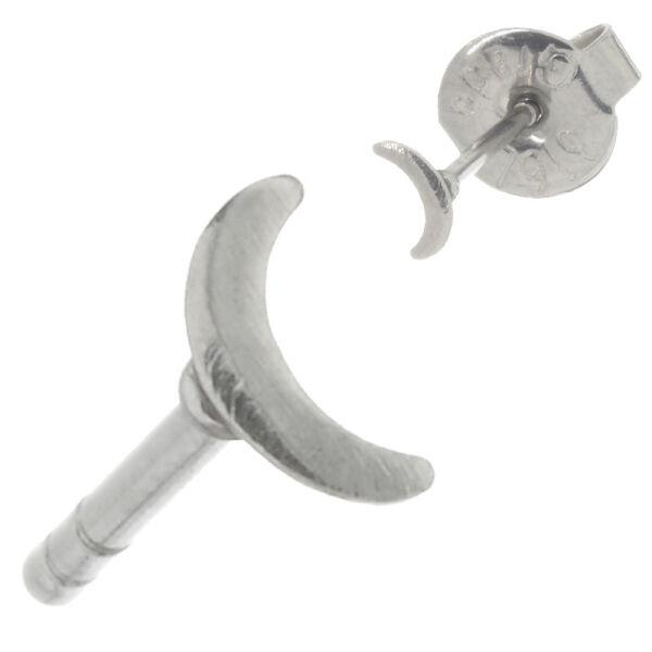 Edelstahl-Ohrstecker – Mini-Mondsichel mit schlanker Form