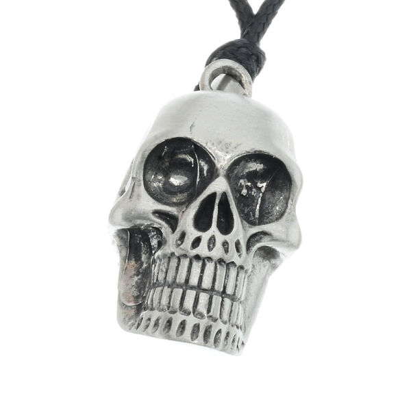 Zinnanhänger  Totenkopf