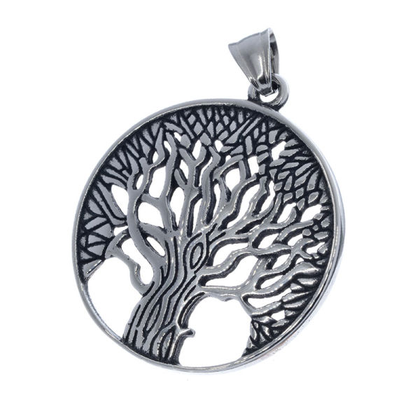 Stainless Steel Pendant - Yggdrasil Steel