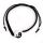 Armband aus Stoff - Größenverstellbar - mit 925er Silberanhänger Yin und Yang