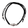 Armband aus Stoff - Größenverstellbar - mit 925er Silberanhänger Seepferdchen