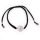 Stoffarmband mit 925 Sterling Silberanhänger - Blume