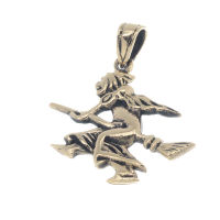 Bronzeanhänger Hexe