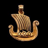 Bronzeanhänger - Wikingerschiff Alva
