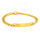 Edelstahlarmband mit Gravurplatte PVD Gold