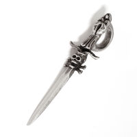 Zinnanhänger Schwert