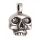 Zinnanhänger Totenkopf