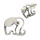 Silberohrstecker - Elefant