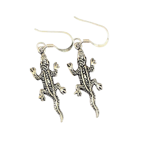 Ohrhänger 925er Sterling Silber- Krokodil "Kroko"