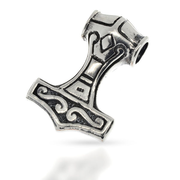 925 Sterling Silberanhänger - Thors Hammer "Thalor"