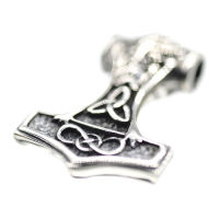 925 Sterling Silberanhänger - Thors Hammer "Thalor" 31 mm