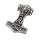 925 Sterling Silberanhänger - Thors Hammer "Thalor" 31 mm