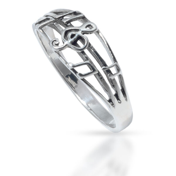 925 Sterling Silberring - Notenschlüssel 60 (19,1 Ø) 9,1 US