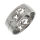 Stainless steel ring - tribal dragon
