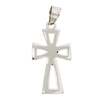 925 Sterling Silberanhänger - Kreuz "Gino"