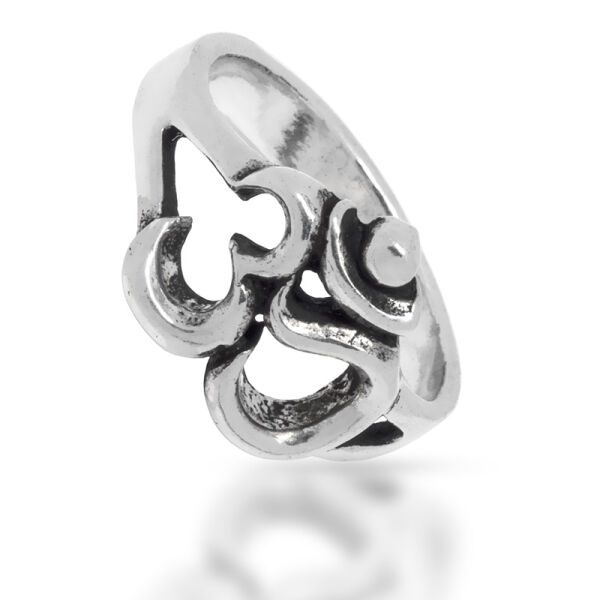 925 Sterling Silberring - Om 52 (16,6 Ø) 6,1 US