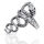 925 Sterling Silberring - Schlange 57 (18,1 Ø) 08 US