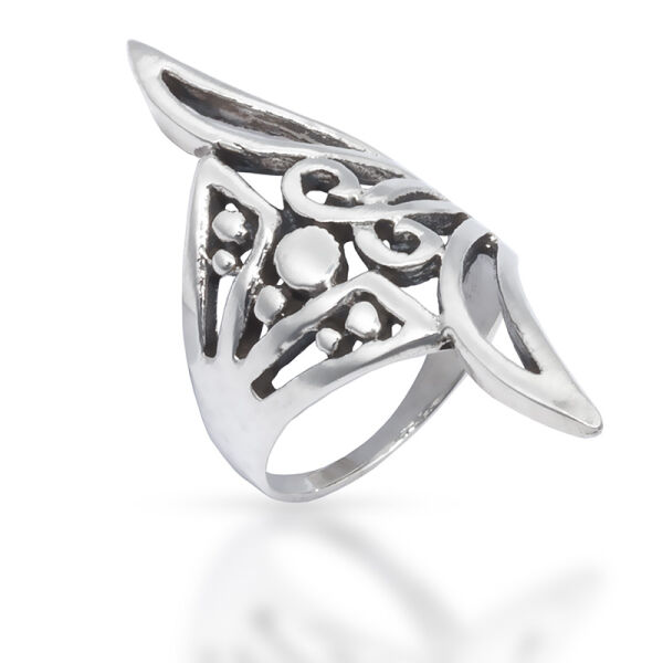 925 Sterling Silberring - "Mia" 57 (18,1 Ø) 08 US
