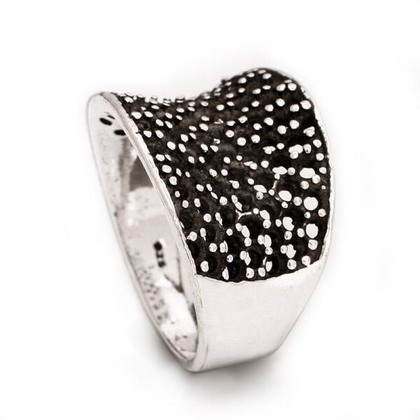 925 Sterling Silberring - Abstraktes Muster 60 (19,1 Ø) 9,1 US