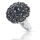 925 Sterling Silberring - Markasit Blume