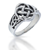 925 Sterling Silberring - Keltischer Knoten