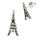 Silver Stud Earring - Eiffel Tower