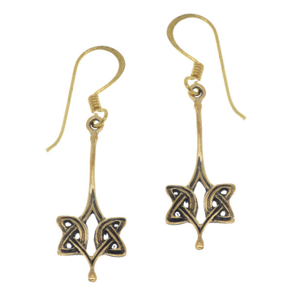 Bronzeohrhänger Keltischer Knoten