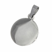Stainless Steel Pendant Engraving Plate Round Polished