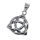 Stainless Steel Pendant - Triskele 30 mm shiny