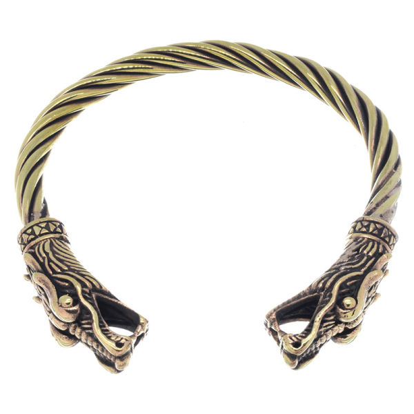 Bronze bangle - dragon