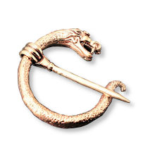 Bronze fibula - water dragon
