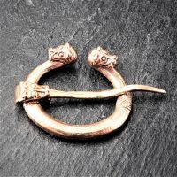 Bronzefibel - Drachenkopf