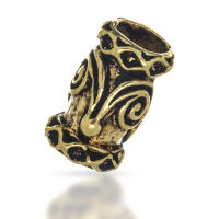 Bronze beard bead - "Keyla"