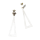 Silberohrstecker Dreieck mattiert