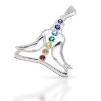 925 Sterling Silberanhänger - 7 Chakra...