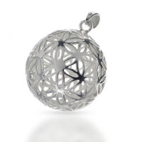 Flower of Life Sphere Pendant “Asgard” in 925...