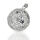 Flower of Life Sphere Pendant “Asgard” in 925 Sterling Silver