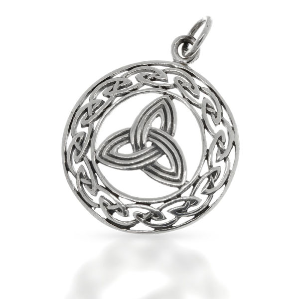 925 Sterling Silberanhänger - Triskele