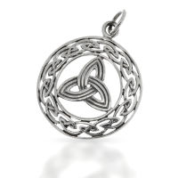 925 Sterling Silberanhänger - Triskele
